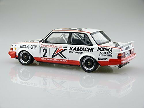 Aoshima 1/24 Volvo 240 Turbo '86 Macau Guia Race Winner Plastic Model Kit