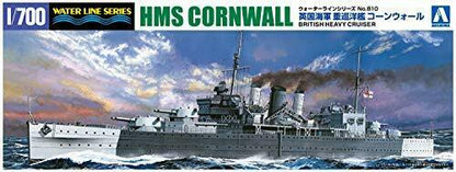 Aoshima 1/700 British Heavy Cruiser Hms Cornwall Kit