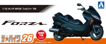 Aoshima Bunka Kyozai 1/12 The Bike Series No.26 Honda Mf08 Forza 2006 Plastic Model- Japan Figure Store - #1 Bring To You The Best Japanese Goods