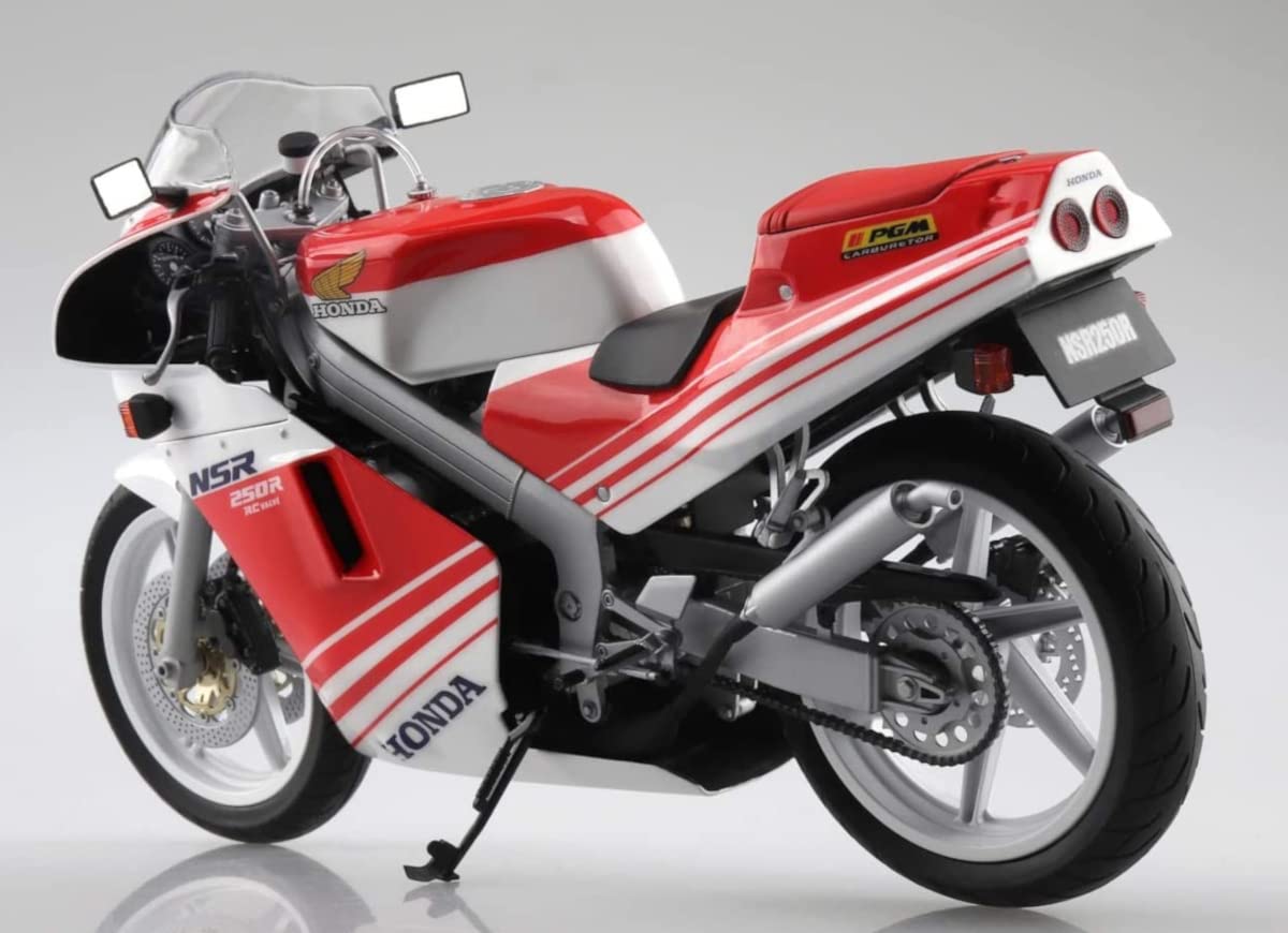 Aoshima Bunka Kyozai 1/12 The Bike Series No.8 Honda Mc18 Nsr250R 1988 Plastic Model- Japan Figure Store - #1 Bring To You The Best Japanese Goods