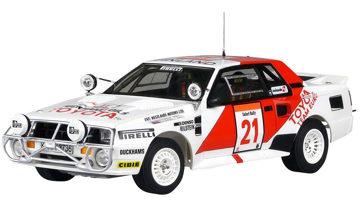 Aoshima Bunka Kyozai 1/24 Beemax Series No.4 Toyota Celica Ta64 1985 Safari Rally Specification Plastic Model- Japan Figure Store - #1 Bring To You The Best Japanese Goods