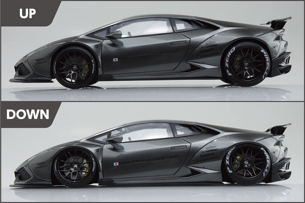 AOSHIMA Liberty Walk 1/24 No.16 Lamborghini Huracan Ver.2 Plastic Model- Japan Figure Store - #1 Bring To You The Best Japanese Goods