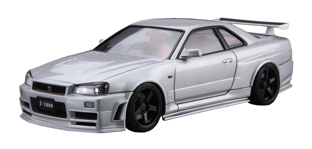AOSHIMA The Model Car 1/24 Nismo Bnr34 Skyline Gt-R Z-Tune '04 Plastic Model- Japan Figure Store - #1 Bring To You The Best Japanese Goods