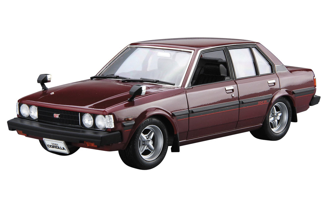 AOSHIMA 53454 The Model Car 44 Toyota E70 Corolla Sedan Gt/Dx 1979 1/24 Scale- Japan Figure Store - #1 Bring To You The Best Japanese Goods