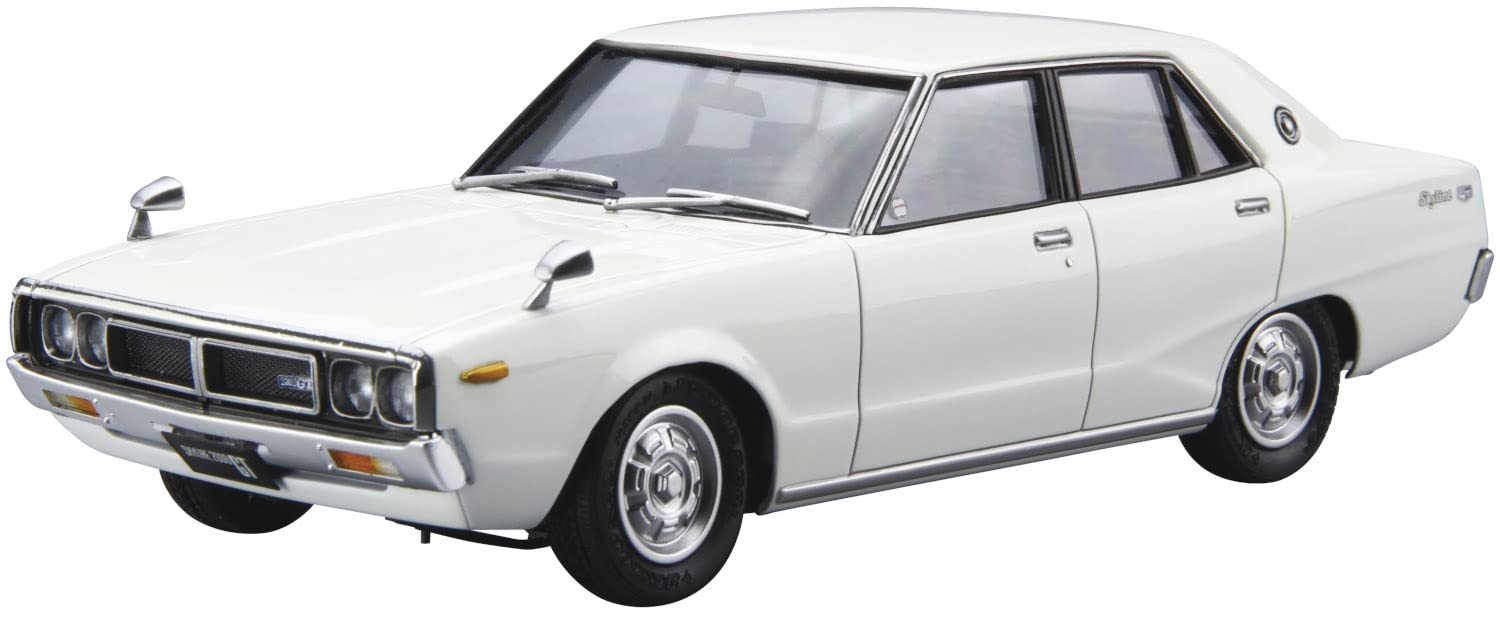 AOSHIMA The Model Car 1/24 Nissan Gc110 Skyline 2000Gt '72 Plastic Model- Japan Figure Store - #1 Bring To You The Best Japanese Goods