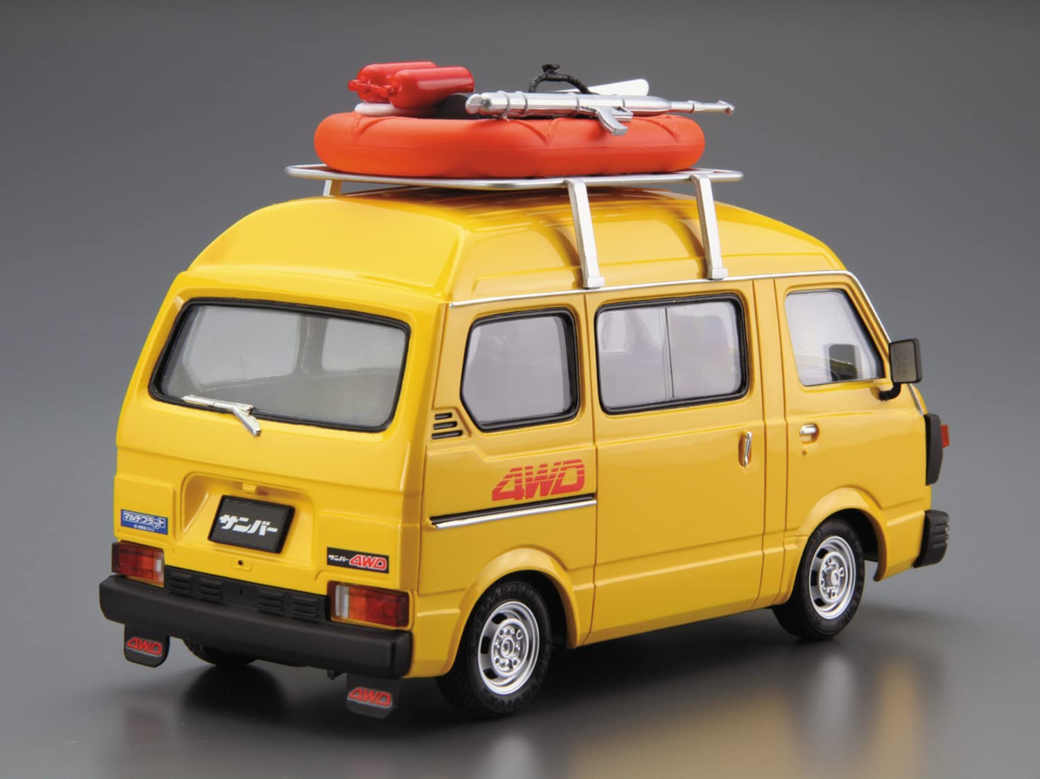 AOSHIMA The Model Car 1/24 Subaru Tt1 Sambar High-Roof 4Wd '80 Plastic Model- Japan Figure Store - #1 Bring To You The Best Japanese Goods
