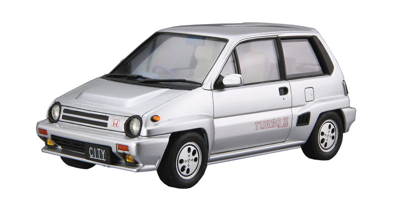 Aoshima Bunka Kyozai 1/24 The Model Car Series No.60 Honda Aa City Turbo Ii 1985 Plastic Model Molding Color- Japan Figure Store - #1 Bring To You The Best Japanese Goods