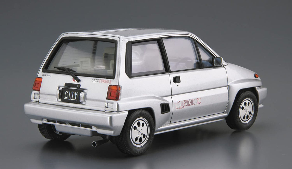 Aoshima Bunka Kyozai 1/24 The Model Car Series No.60 Honda Aa City Turbo Ii 1985 Plastic Model Molding Color- Japan Figure Store - #1 Bring To You The Best Japanese Goods