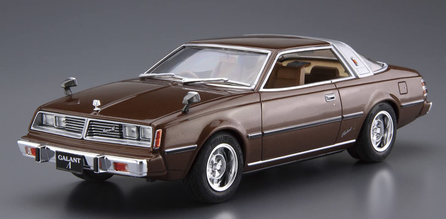 AOSHIMA The Model Car 1/24 Mitsubishi Galant A133A '78 Plastic Model- Japan Figure Store - #1 Bring To You The Best Japanese Goods