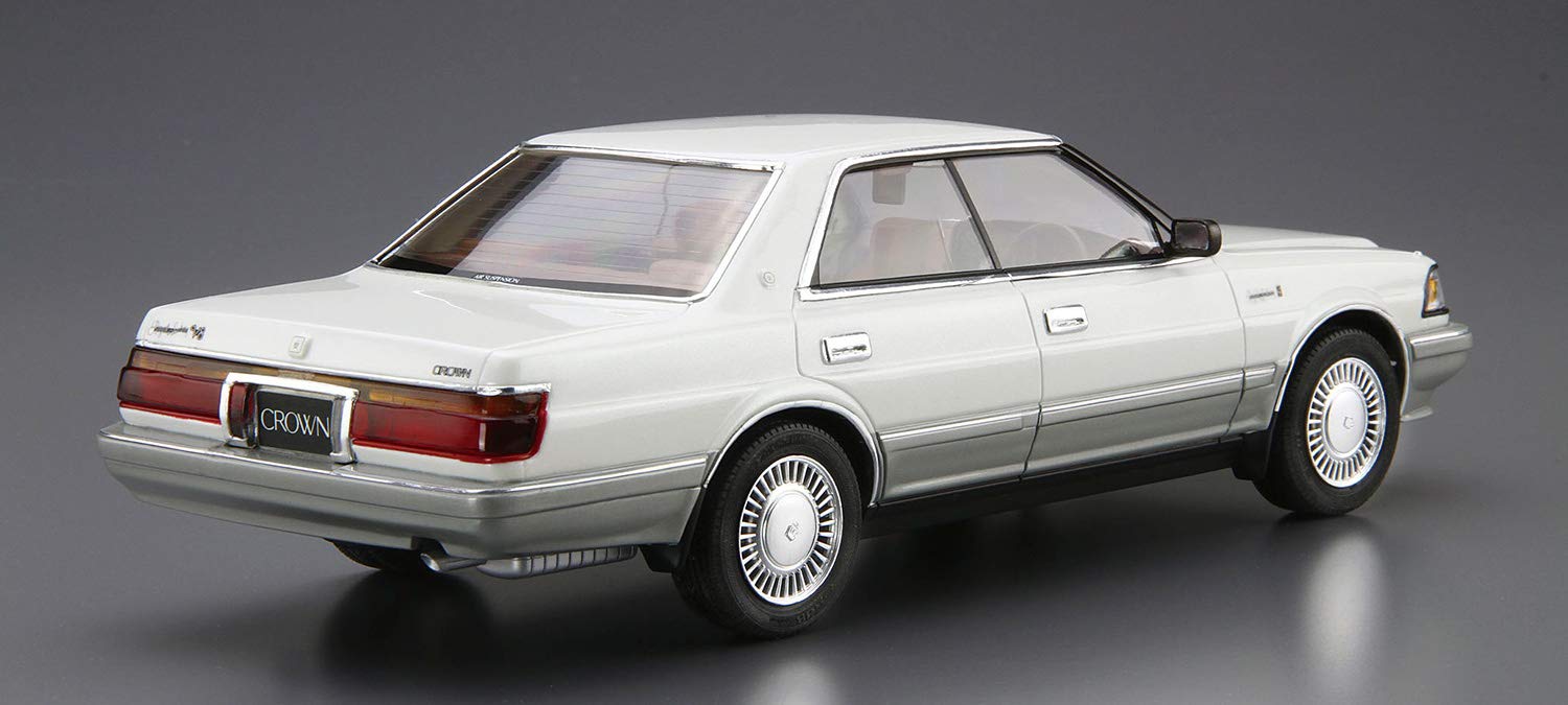 AOSHIMA The Model Car 1/24 Toyota Uzs131 Crown Royal Saloon G '89 Plastic Model- Japan Figure Store - #1 Bring To You The Best Japanese Goods
