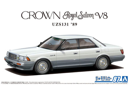 AOSHIMA The Model Car 1/24 Toyota Uzs131 Crown Royal Saloon G '89 Plastic Model- Japan Figure Store - #1 Bring To You The Best Japanese Goods