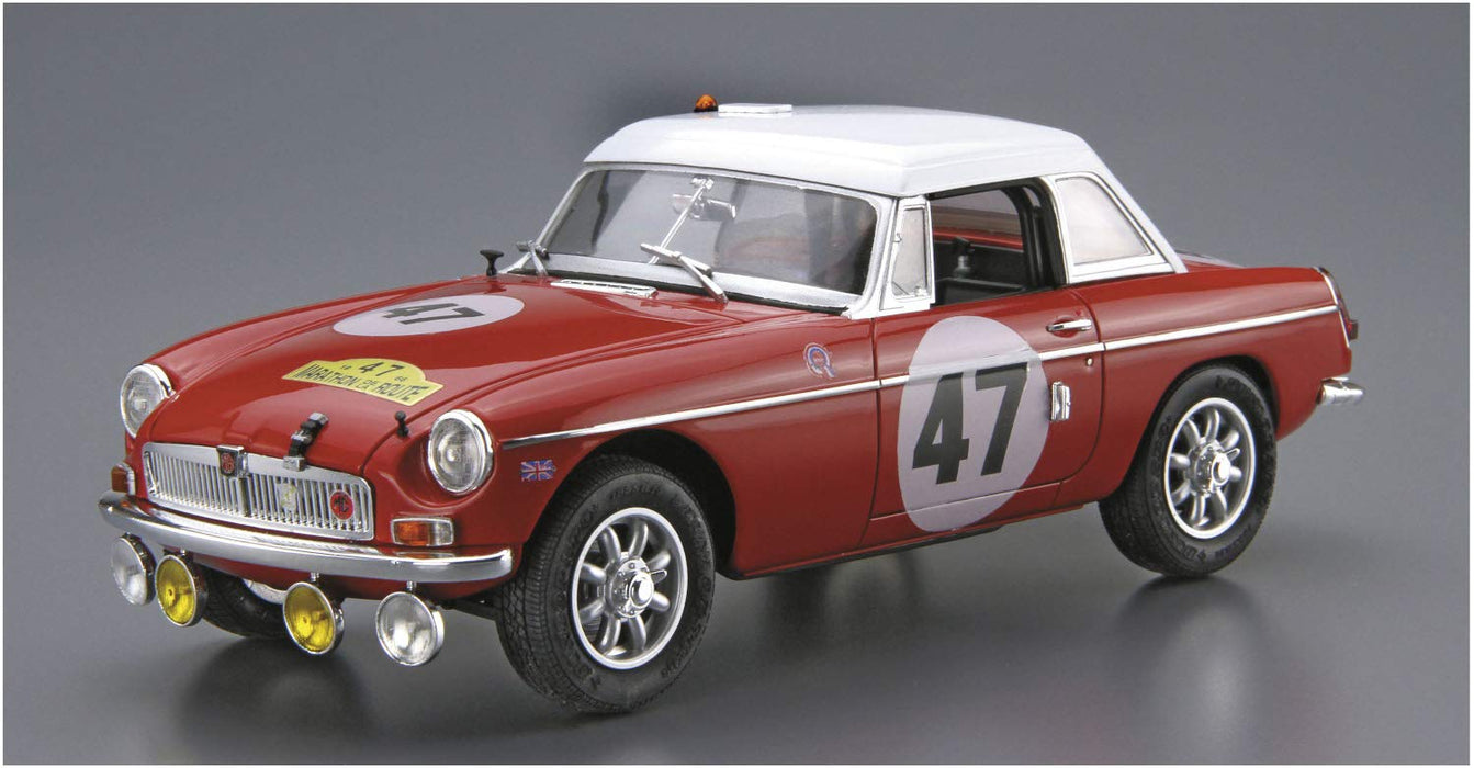 Aoshima Bunka Kyozai 1/24 The Model Car Series Sp Blmc G/Hm4 Mg-B Club Rally Ver. 1966 Plastic Model- Japan Figure Store - #1 Bring To You The Best Japanese Goods