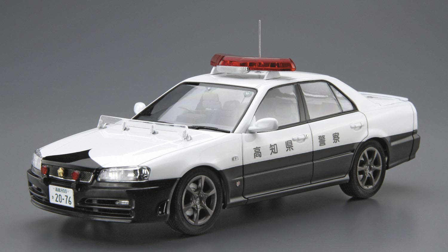 AOSHIMA The Model Car 1/24 Nissan Er34 Skyline Police Car `01 Plastic Model- Japan Figure Store - #1 Bring To You The Best Japanese Goods
