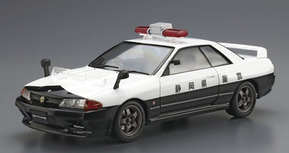 AOSHIMA The Patrol Car 1/24 No.4 Nissan Bnr32 Skyline Gt-R '91Plastic Model- Japan Figure Store - #1 Bring To You The Best Japanese Goods