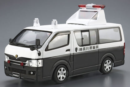 AOSHIMA The Patrol Car 1/24 No.5 Toyota Trh200V Hiace Traffic Accident Handling Vehicle / Area Inspection Vehicle `07 Plastic Model- Japan Figure Store - #1 Bring To You The Best Japanese Goods