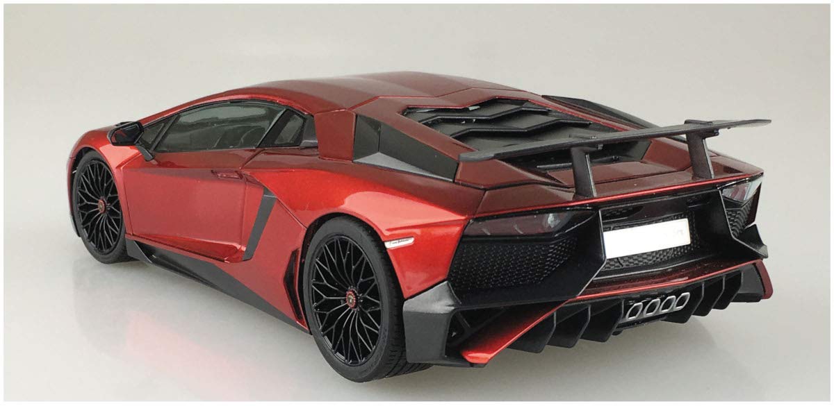 AOSHIMA The Super Car 1/24 '15 Lamborghini Aventador Sv Plastic Model- Japan Figure Store - #1 Bring To You The Best Japanese Goods