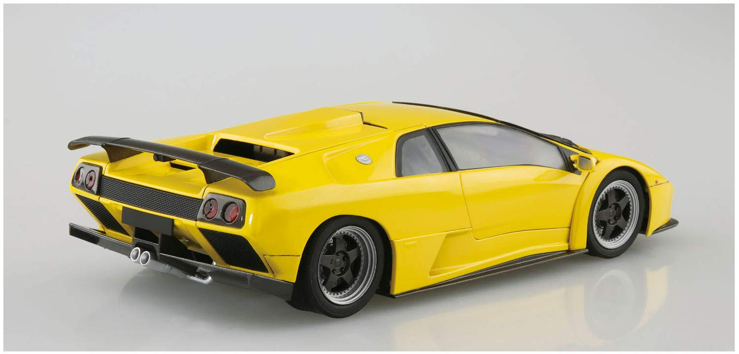 Aoshima Bunka Kyozai 1/24 The Supercar Series No.5 Lamborghini Diablo Gt 1999 Plastic Model- Japan Figure Store - #1 Bring To You The Best Japanese Goods