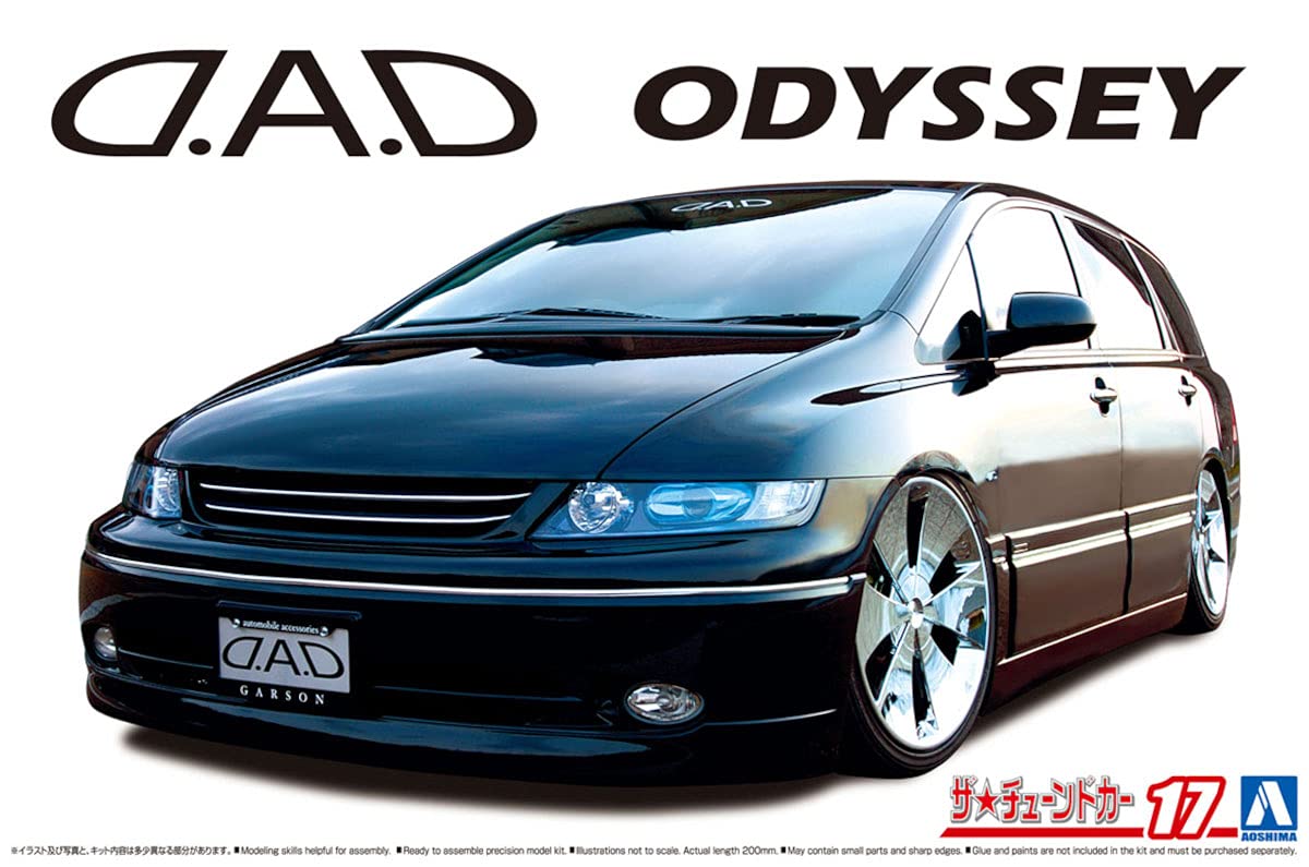 AOSHIMA The Tuned Car No.17 1/24 D.A.D Rb1 Odyssey ’03 Honda Plastic Model Plastic Model- Japan Figure Store - #1 Bring To You The Best Japanese Goods