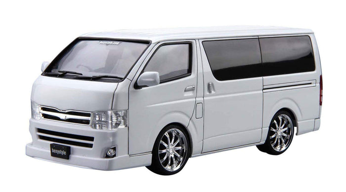 AOSHIMA The Tuned Car 1/24 Boxystyle Trh200V Hiace Super Gl '10 Toyota Plastic Model- Japan Figure Store - #1 Bring To You The Best Japanese Goods