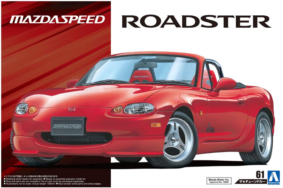 AOSHIMA 57698 Mazdaspeed Nb8C Roadster A Spec '99 Mazda 1/24 Scale Kit- Japan Figure Store - #1 Bring To You The Best Japanese Goods