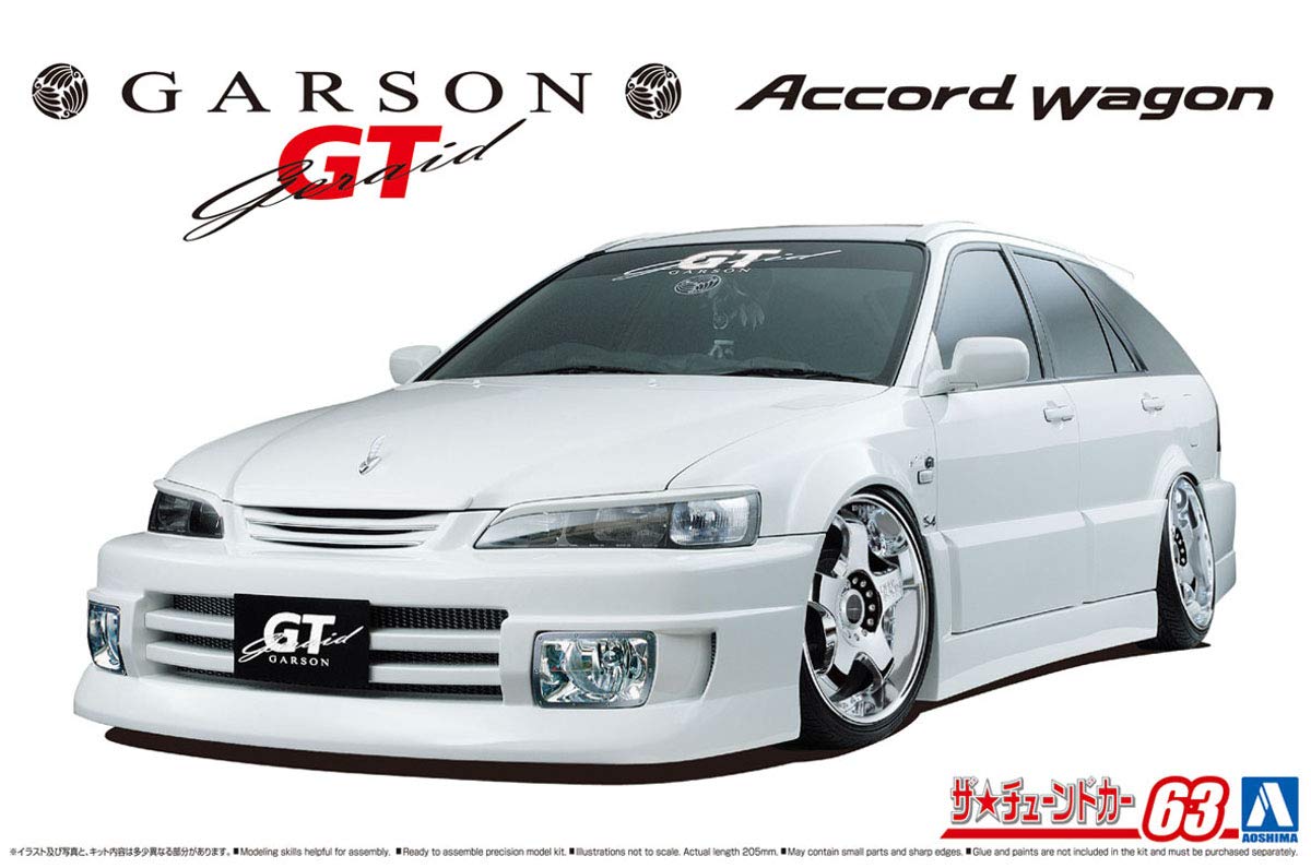 AOSHIMA The Tuned Car 1/24 Honda Garson Geraid Gt Cf6 Accord Wagon '97 Plastic Model- Japan Figure Store - #1 Bring To You The Best Japanese Goods