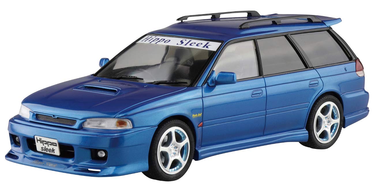 AOSHIMA The Tuned Car 1/24 Subaru Hippo Sleek Bg5 Legacy Touring Wagon '93 Plastic Model- Japan Figure Store - #1 Bring To You The Best Japanese Goods