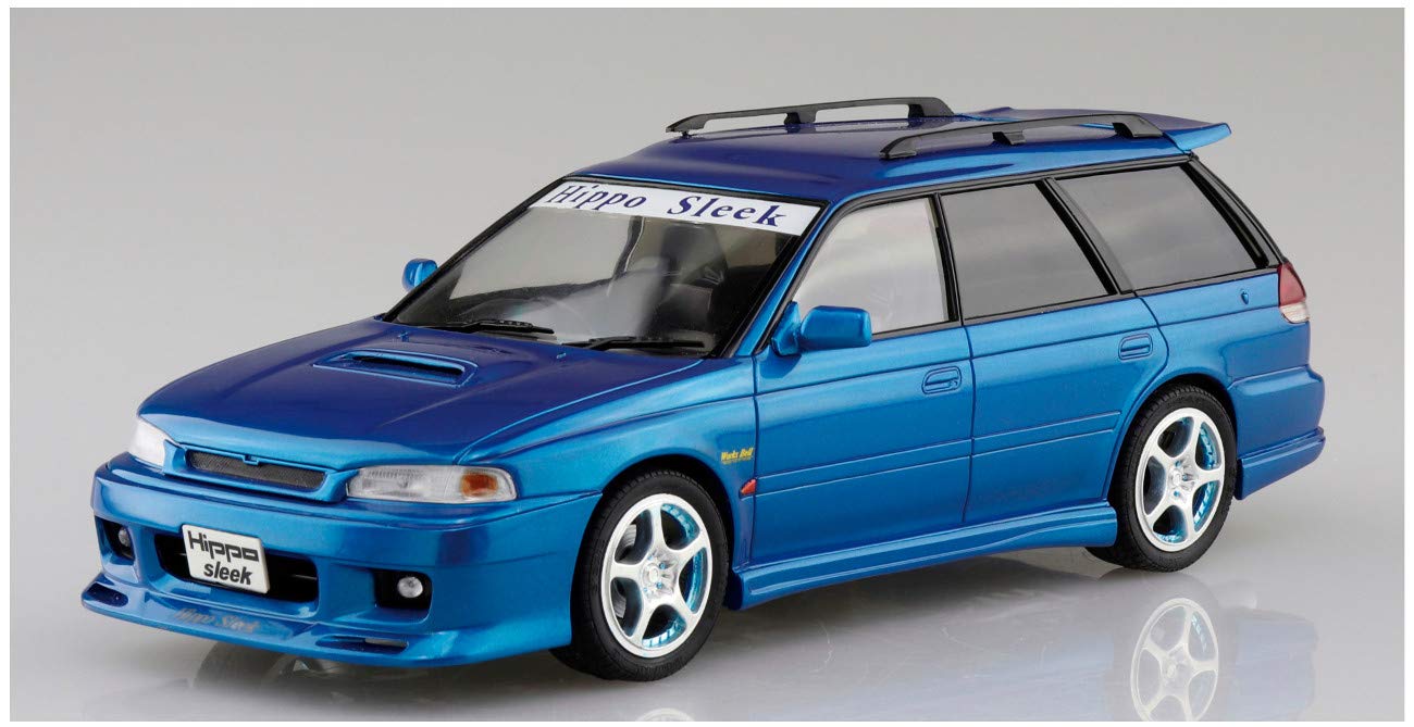 AOSHIMA The Tuned Car 1/24 Subaru Hippo Sleek Bg5 Legacy Touring Wagon '93 Plastic Model- Japan Figure Store - #1 Bring To You The Best Japanese Goods