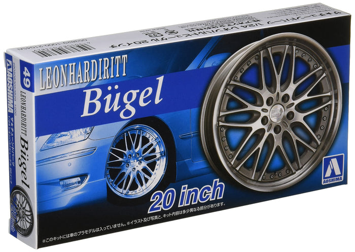 AOSHIMA Tuned Parts 1/24 Leonhardiritt Bugel 20Inch Tire & Wheel Set- Japan Figure Store - #1 Bring To You The Best Japanese Goods