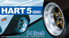 AOSHIMA 54369 Tuned Parts 65 1/24 Hart5 5H 14Inch Tire & Wheel Set- Japan Figure Store - #1 Bring To You The Best Japanese Goods
