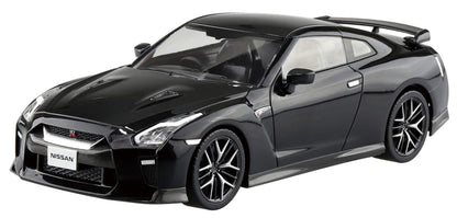 AOSHIMA 56400 07-C Nissan Gt-R Meteor Flake Black Pearl 1/32 Scale Pre-Painted Snap-Fit Kit- Japan Figure Store - #1 Bring To You The Best Japanese Goods