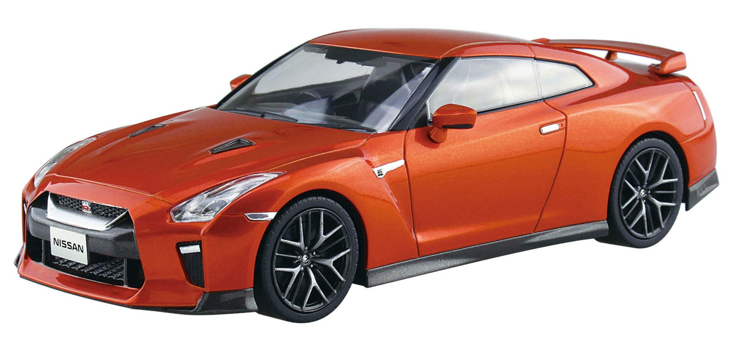 AOSHIMA 56387 07-A Nissan Gt-R Ultimate Shiny Orange 1/32 Scale Pre-Painted Snap-Fit Kit- Japan Figure Store - #1 Bring To You The Best Japanese Goods