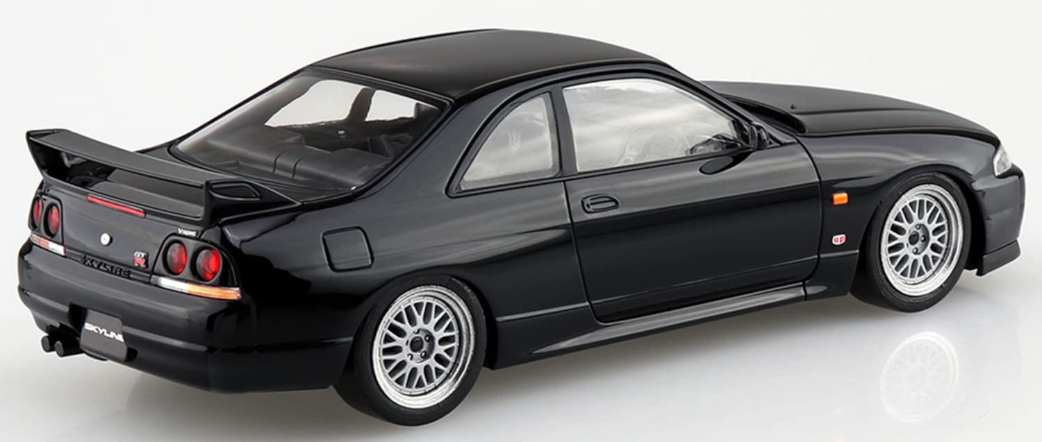 Aoshima Bunka Kyozai 1/32 Nissan R33 Skyline Gt-R Snap Kit Japan Black Color Coded Plastic Model No.15-Sp2- Japan Figure Store - #1 Bring To You The Best Japanese Goods