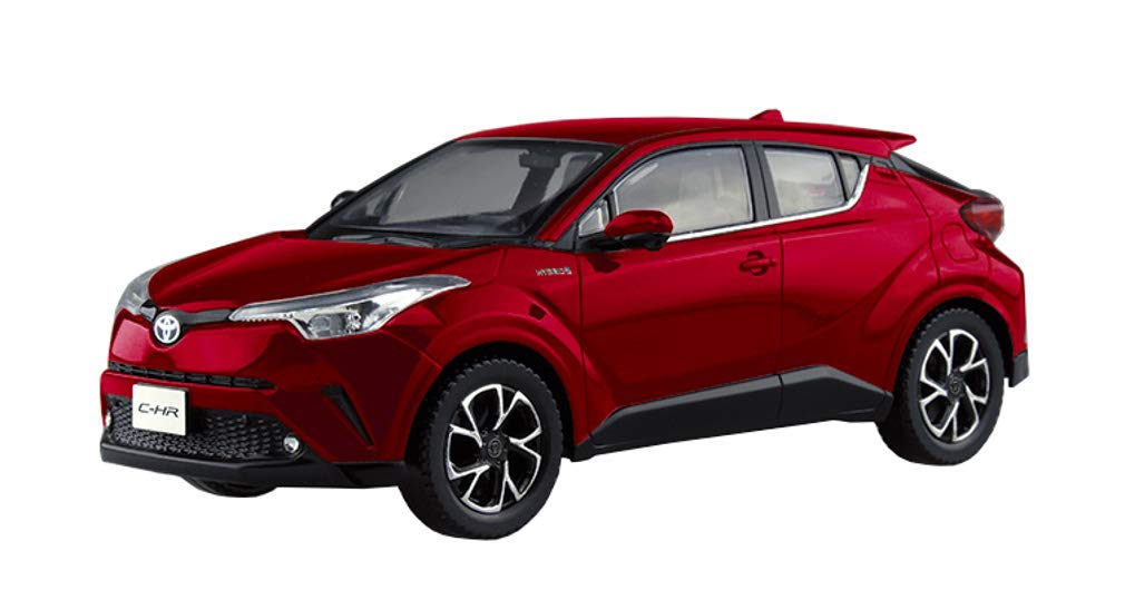 AOSHIMA 56370 06-D Toyota C-Hr Sensual Red Mica 1/32 Scale Pre-Painted Snap-Fit Kit- Japan Figure Store - #1 Bring To You The Best Japanese Goods