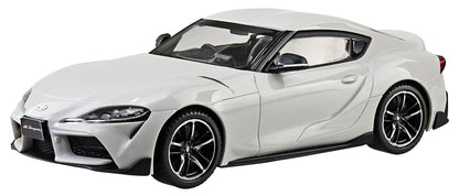 AOSHIMA The Snap Kit 1/32 Toyota Gr Supra White Metallic Plastic Model- Japan Figure Store - #1 Bring To You The Best Japanese Goods