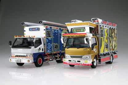 AOSHIMA - 09680 Japanese Decoration Truck Fujin & Raijin 1/32 Scale Kit- Japan Figure Store - #1 Bring To You The Best Japanese Goods
