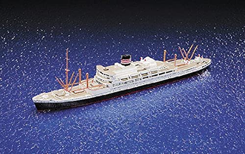 AOSHIMA Waterline 1/700 Japanese Pacific Liner Kasugamaru Plastic Model- Japan Figure Store - #1 Bring To You The Best Japanese Goods