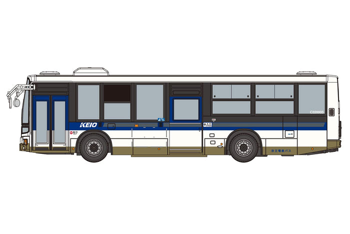 AOSHIMA Working Vehicle No.10 1/80 The Mitsubishi Fuso Aero Star Mp38 Keio Dentetsu Bus Plastic Model- Japan Figure Store - #1 Bring To You The Best Japanese Goods
