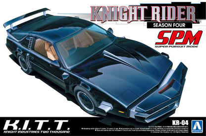 AOSHIMA Knight Rider 1/24 K.I.T.T Season 4 Spm Super Pursuit Plastic Model- Japan Figure Store - #1 Bring To You The Best Japanese Goods