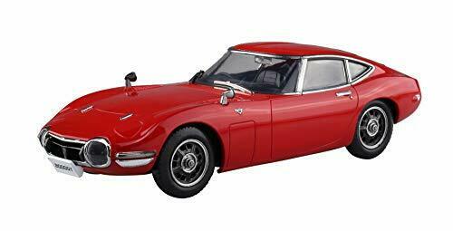 Aoshima Toyota 2000gt Solar Red 1/32 Scale Plastic Model