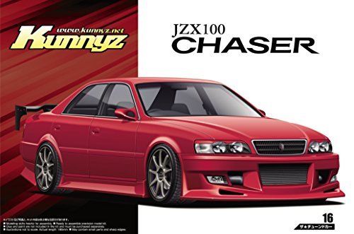Aoshima Toyota Kunny'z Jzx100 Chaser Tourer V '98 Plastic Model Kit