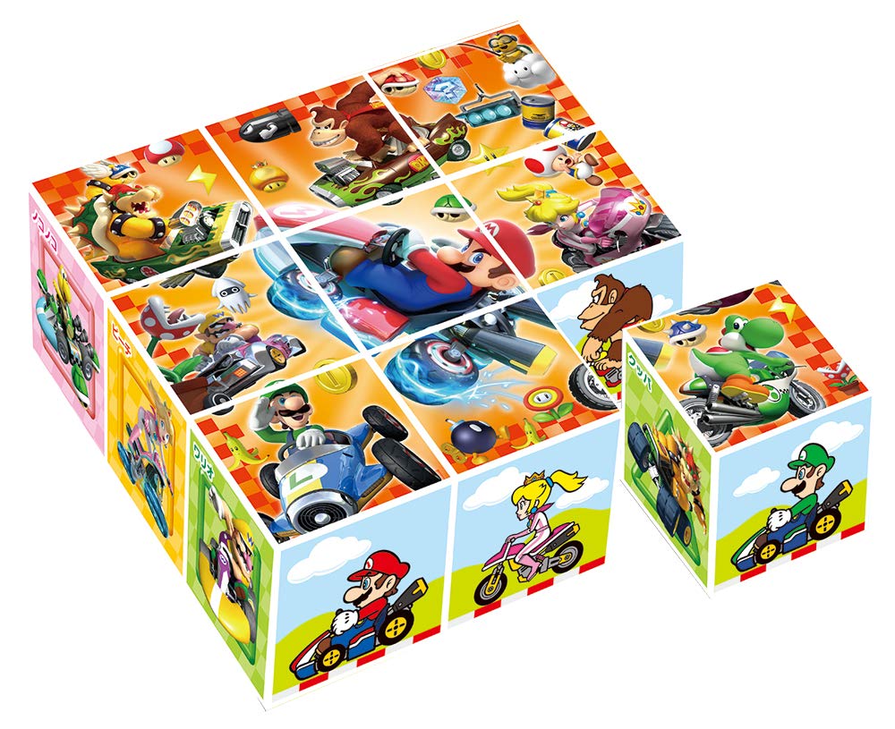 APOLLO-SHA Child Cube Puzzle Super Mario Mario Kart 9 Pieces- Japan Figure Store - #1 Bring To You The Best Japanese Goods