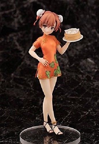 Aquamarine Mikoto Misaka Chinese Dress Style 1/8 Pvc Figure F/s