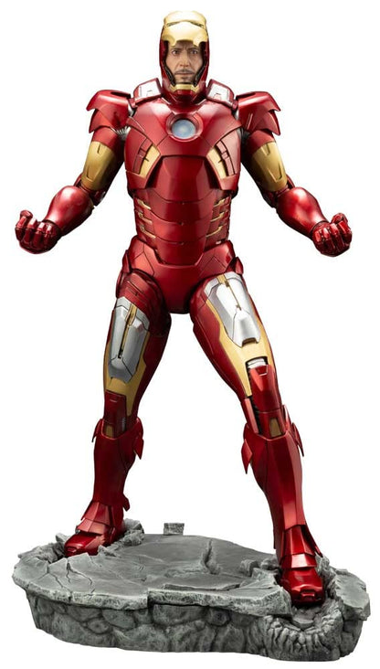 Artfx Avengers Iron Man Mark 7 -Avengers- 1/6 Scale Pvc Painted Simple Assembly Figure Mk313- Japan Figure Store - #1 Bring To You The Best Japanese Goods