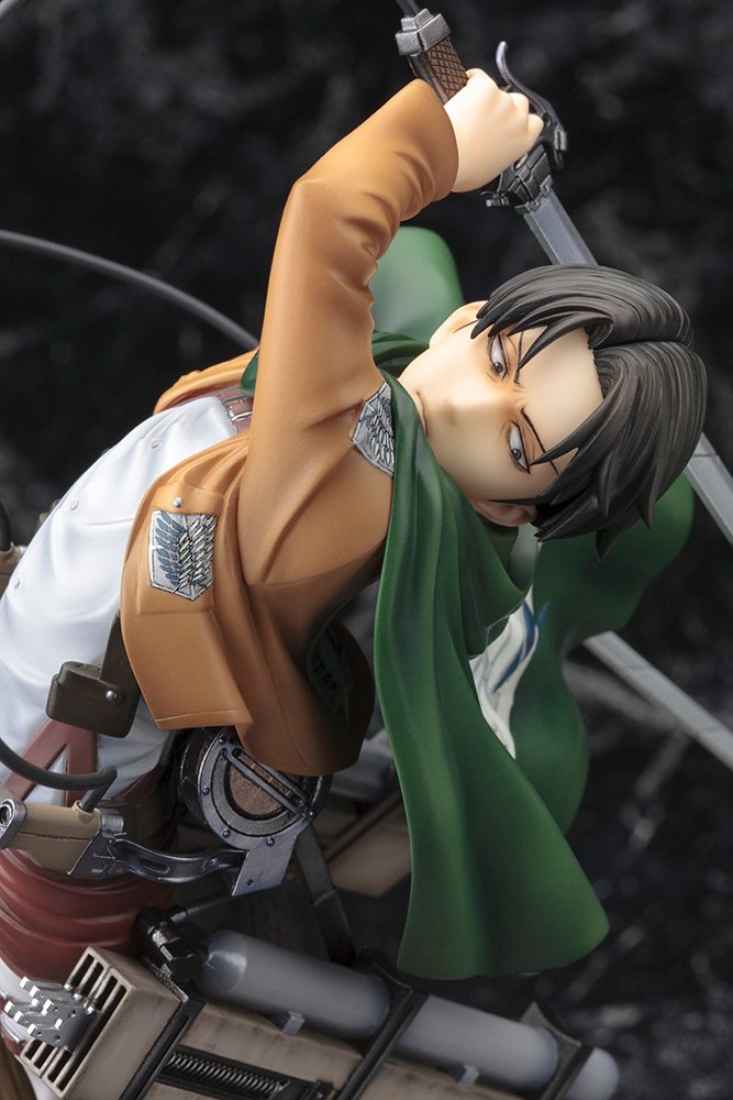 KOTOBUKIYA Artfx J Levi Ackerman Renewal Package Ver. 1/8 Figure Attack On Titan- Japan Figure Store - #1 Bring To You The Best Japanese Goods