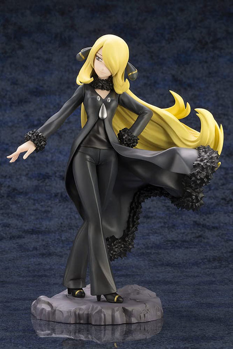 Kotobukiya Artfx J Cynthia with Garchomp 1/8 Japanese Plastic Scale Figure Toys- Japan Figure Store - #1 Bring To You The Best Japanese Goods