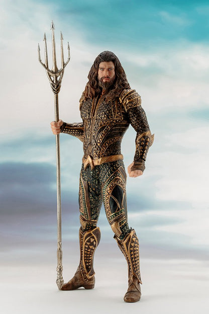 KOTOBUKIYA Artfx+ Aquaman 1/10 Figure Justice League- Japan Figure Store - #1 Bring To You The Best Japanese Goods