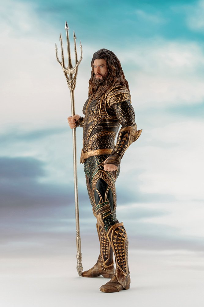 KOTOBUKIYA Artfx+ Aquaman 1/10 Figure Justice League- Japan Figure Store - #1 Bring To You The Best Japanese Goods