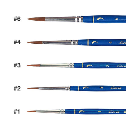 Athena Lovia 7250 Series #2 Comma Stroke Brush- Japan Figure Store - #1 Bring To You The Best Japanese Goods