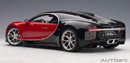 Autoart 1/12 Bugatti Chiron 2017 Red/Black 12113- Japan Figure Store - #1 Bring To You The Best Japanese Goods