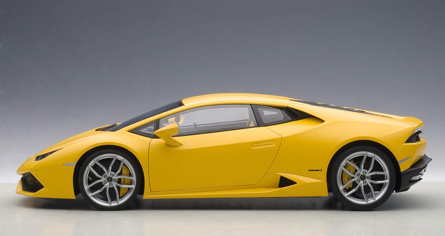 Autoart 1/12 Lamborghini Huracan Lp610-4 Matte Yellow- Japan Figure Store - #1 Bring To You The Best Japanese Goods